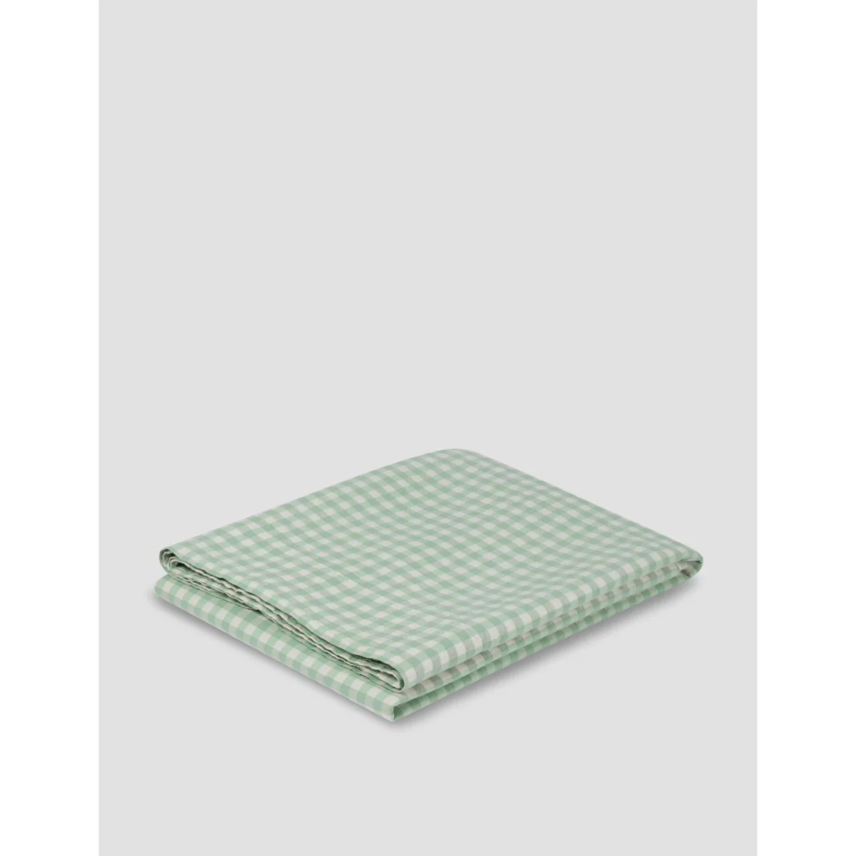 Piglet In Bed Linen Rich Gingham Flat Sheet Purple Mix – image 4