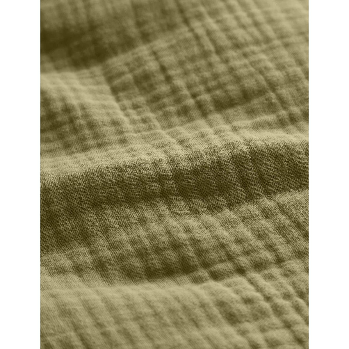 M&S Pure Cotton Muslin Deep Fitted Sheet Soft Terracotta – image 4