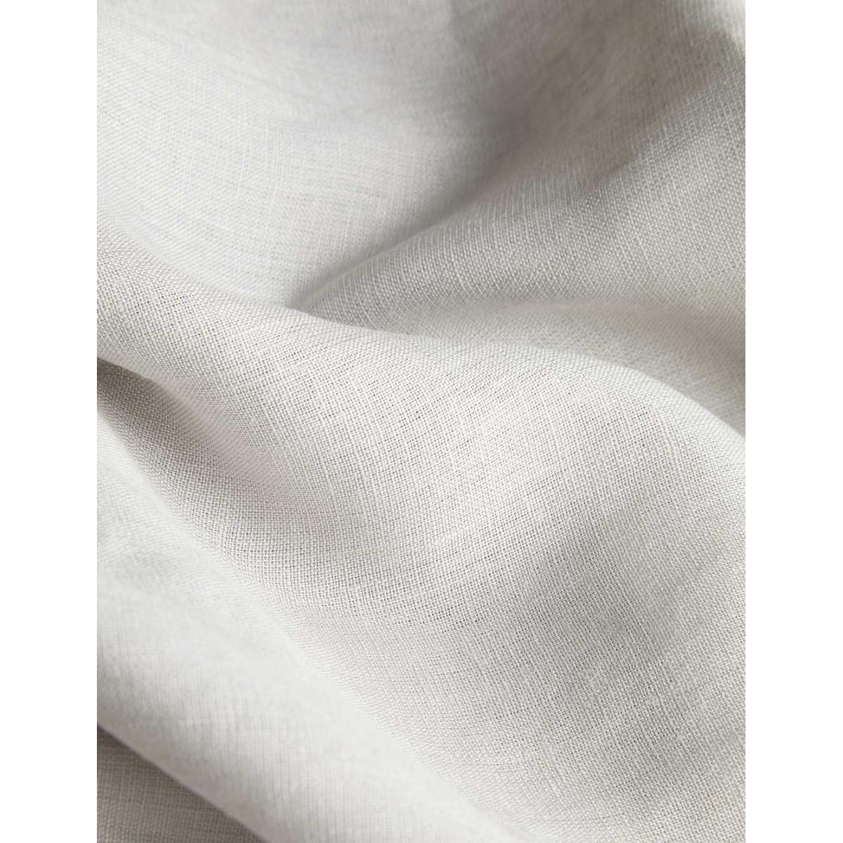 M&S Collection Pure Linen Extra Deep Fitted Sheet - 6FT - White, Chambray,Clay,Chestnut,Navy,Khaki,Silver Grey,White,Natural – image 4