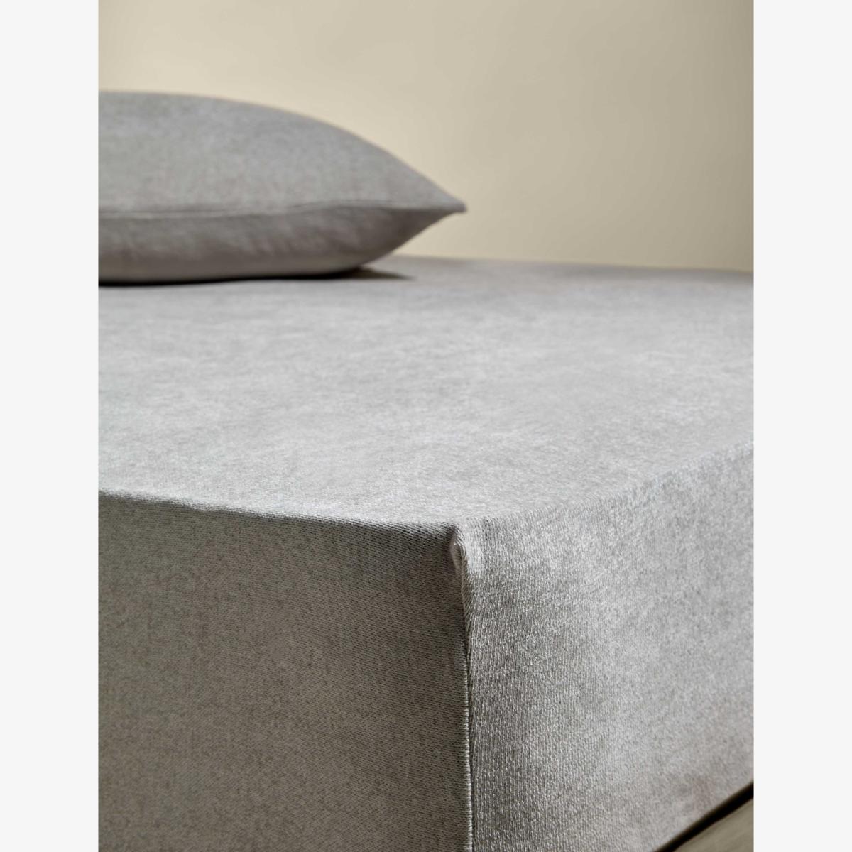 M&S Chenille Deep Fitted Sheet Grey – image 1
