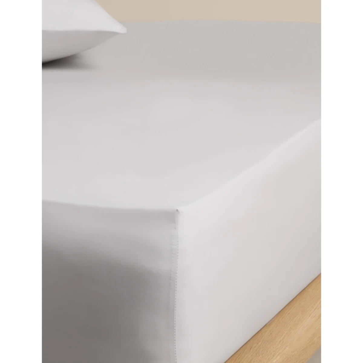 M&S Egyptian Cotton 400 Thread Count Fitted Sheet Slate Blue – image 2