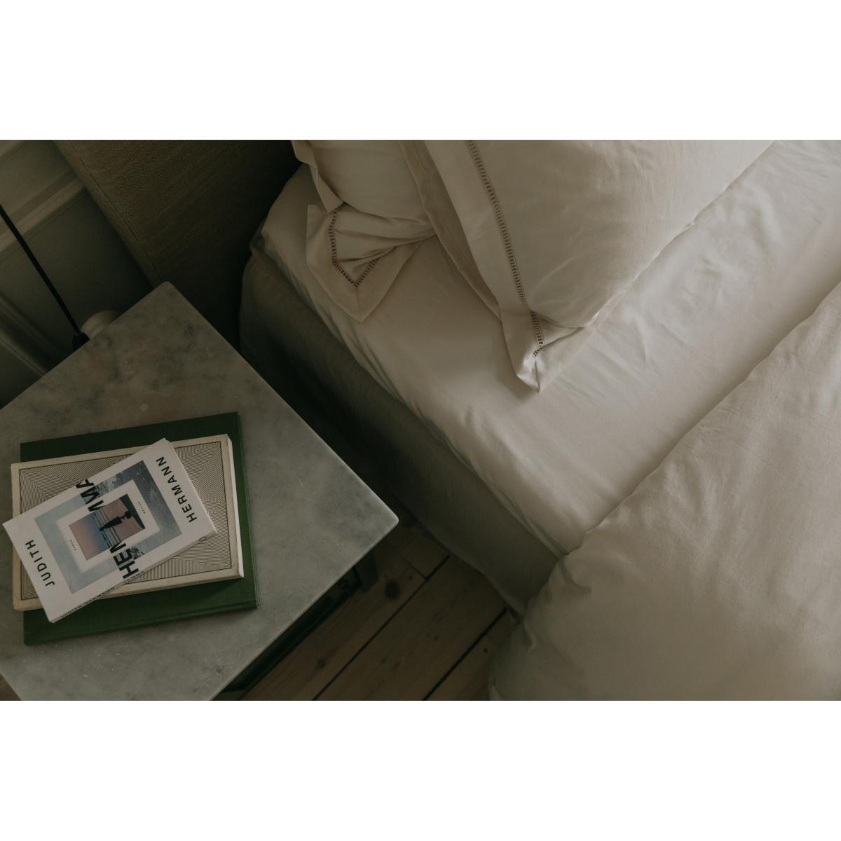 Garbo&Friends Pearl Ladder Lace fitted sheet 90x200x30 cm – image 3