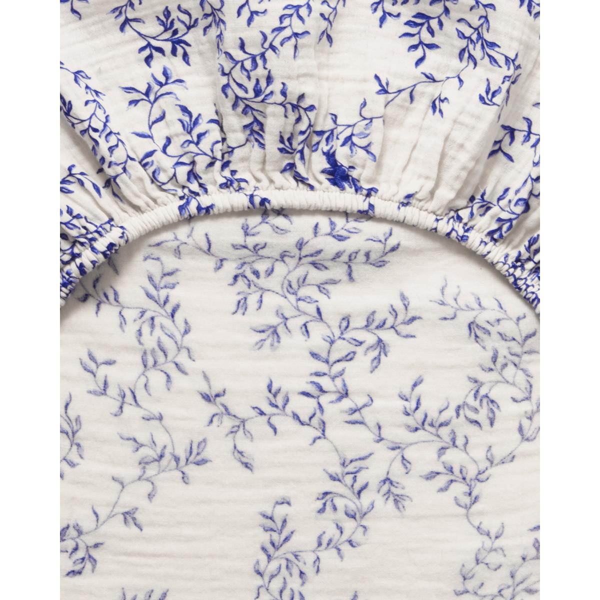 Garbo&Friends Jardim Muslin fitted sheet 160x200x30 cm – image 2