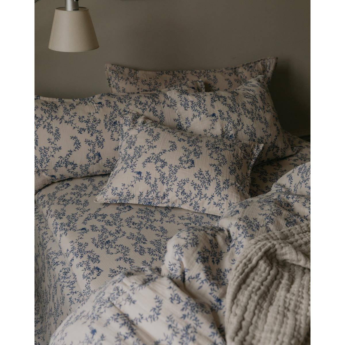 Garbo&Friends Jardim Muslin fitted sheet 160x200x30 cm – image 3