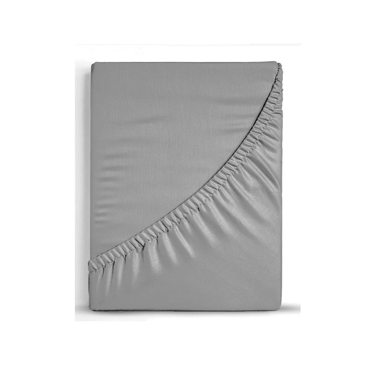 Luxury T200 Cotton Deep Box Fitted Sheet - Grey / Superking