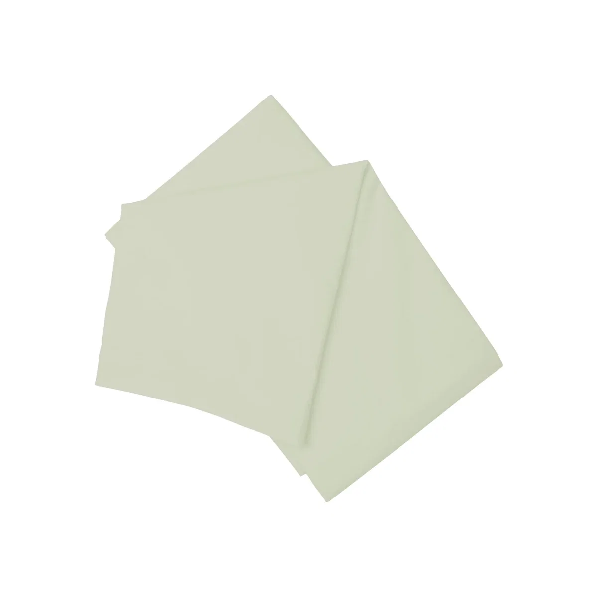 Belledorm Easycare Percale Flat Sheet - Green Apple / Human Size