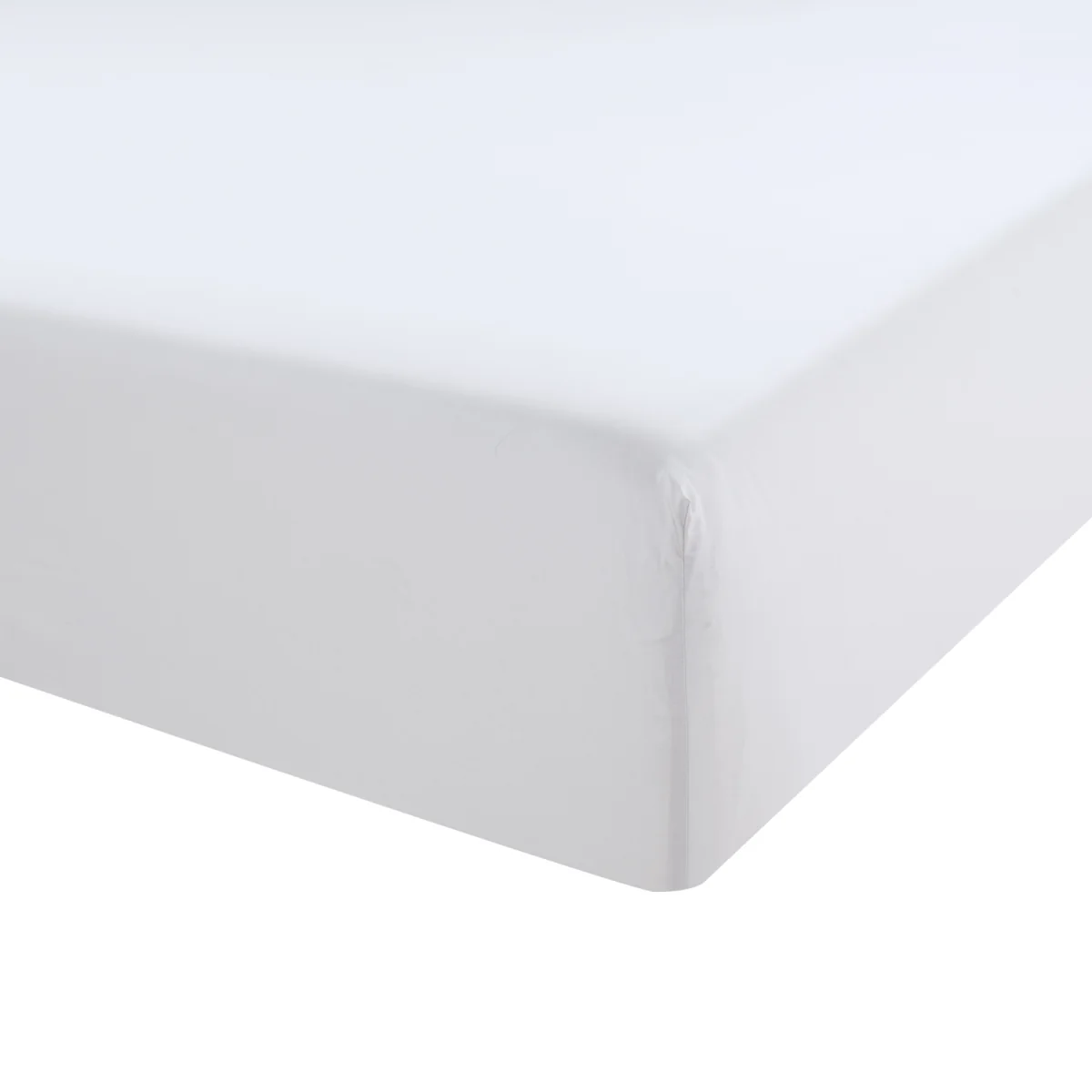 Egyptian Cotton Deep Fitted Bed Sheet - White / Superking – image 1