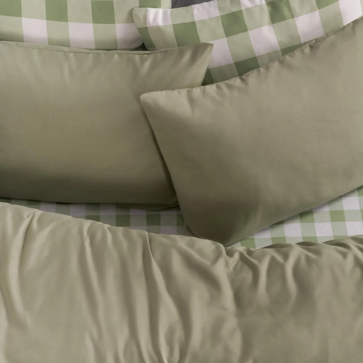OHS Plain Dyed Fitted Sheet - Sage / 200 or less / 0.82kg – image 3