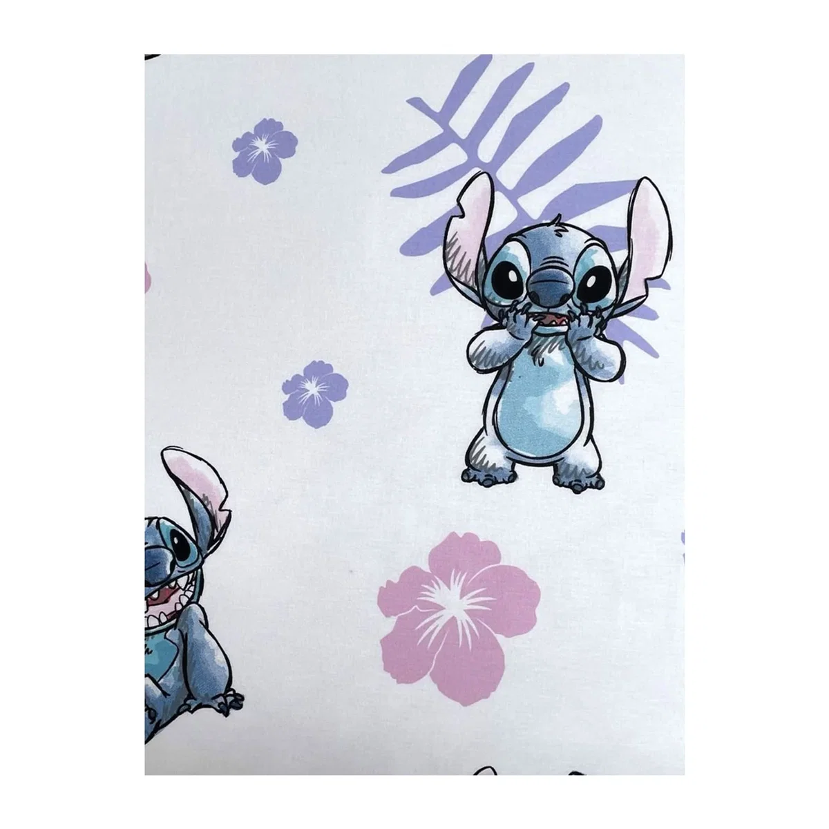 Lilo & Stitch Fitted Sheet - White/Purple/Pink – image 2