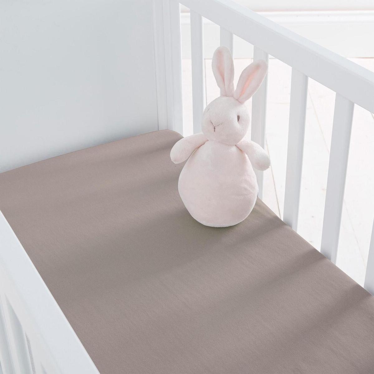 Pack Of Fitted Sheet Cot - Grey