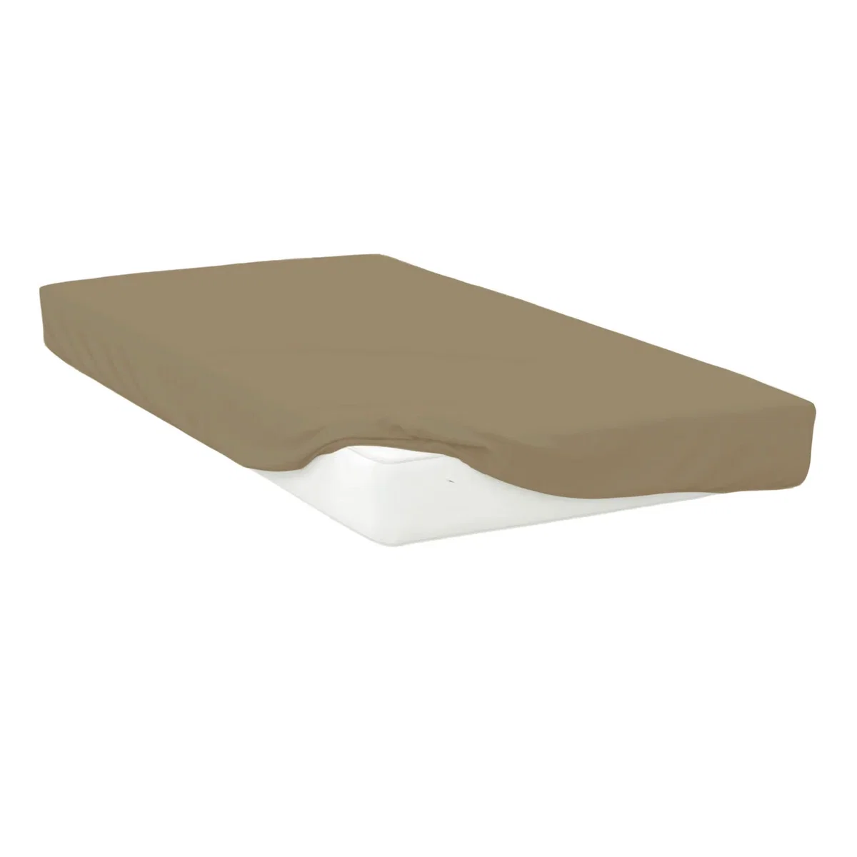 Belledorm Easycare Percale Fitted Sheet - Walnut Whip / Polyester / Twin – image 2