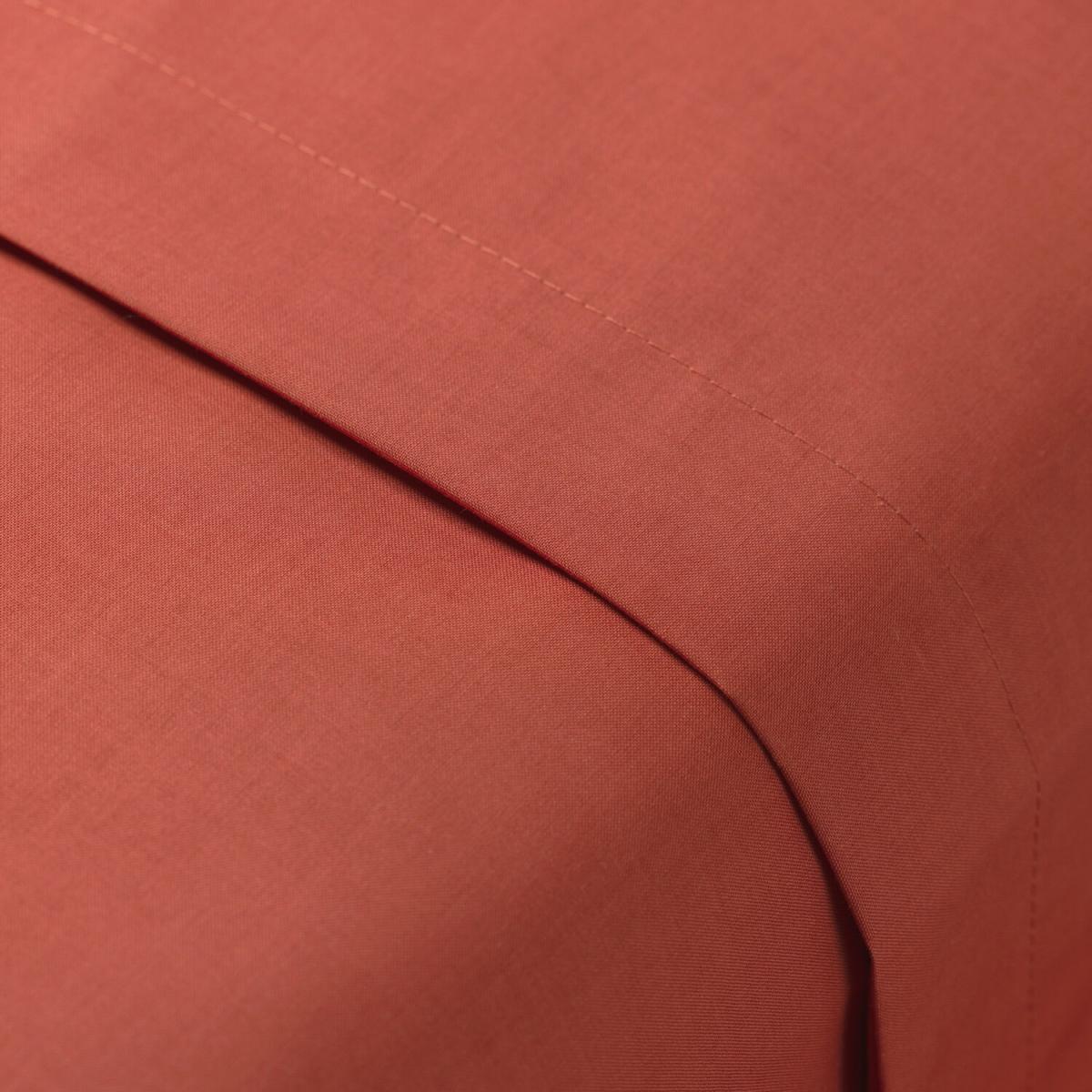 Poetry Plain Dye Double Size Polycotton Flat Sheet - Brown
