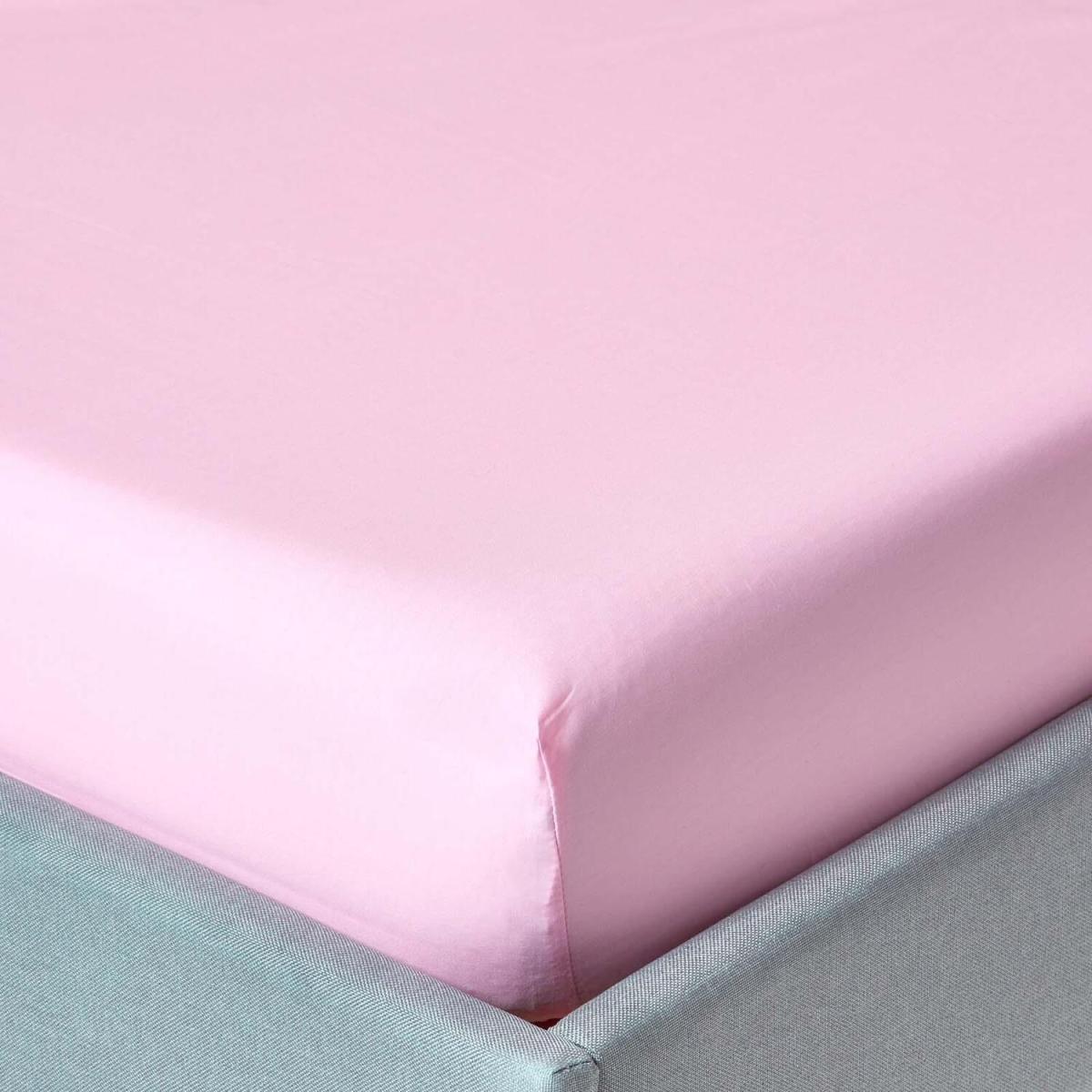 200 Thread Count Egyptian Cotton Extra Deep Fitted Sheet - Pink / King