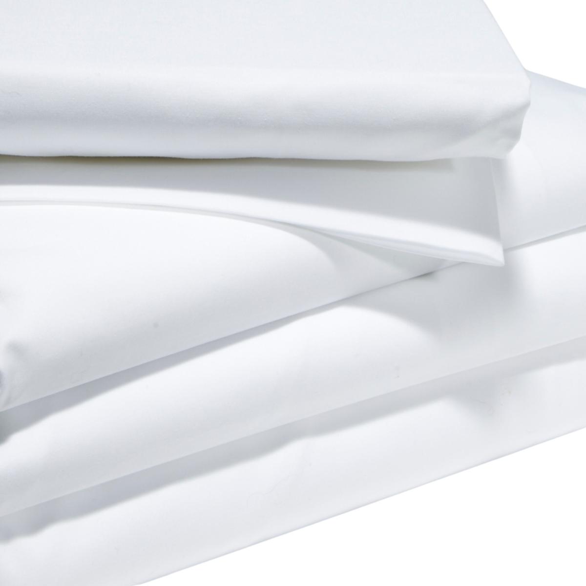 Island Super King/Emperor Flat Sheet - White | Uk Emperor | London & Avalon – image 2