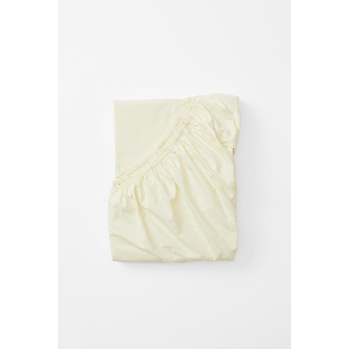 Neutrals / White Fitted Sheet In Canvas | Us Twin | Sutram – image 2