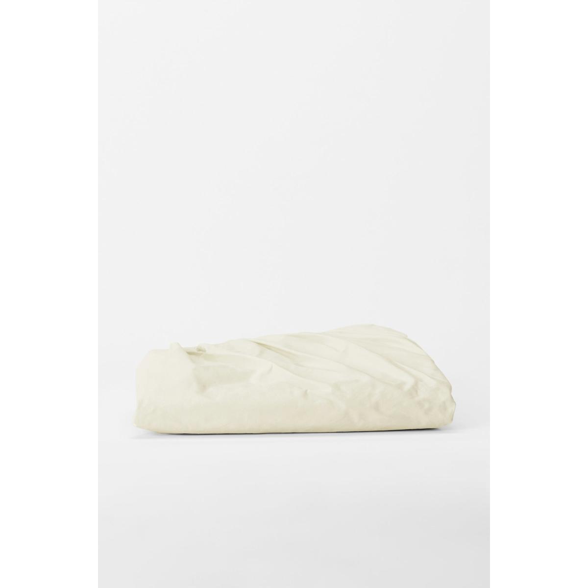 Neutrals / White Fitted Sheet In Canvas | Us Twin | Sutram – image 3