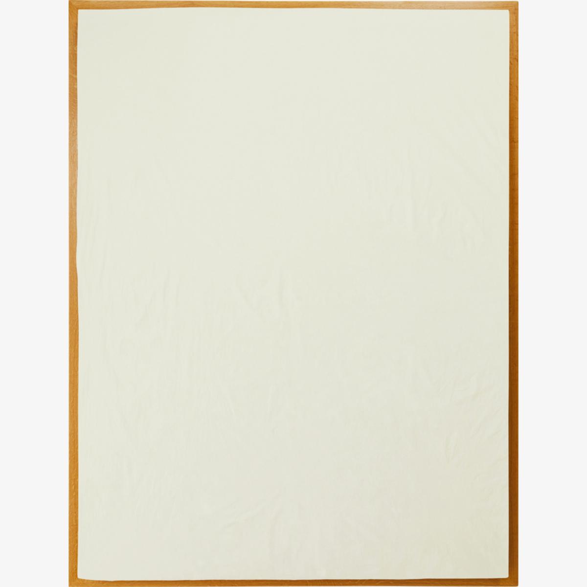Neutrals / White Fitted Sheet In Canvas | Us Twin | Sutram – image 1