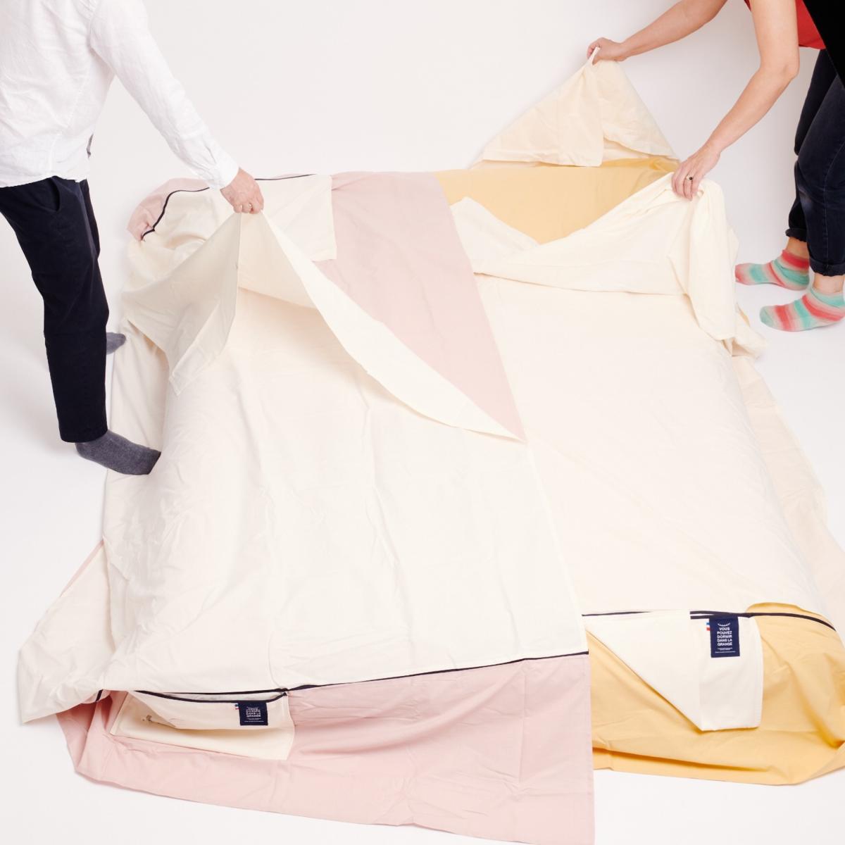 Yellow / Orange Mirabelle Travel Bed Sheets | Vous Pouvez Dormir Dans La Grange – image 5