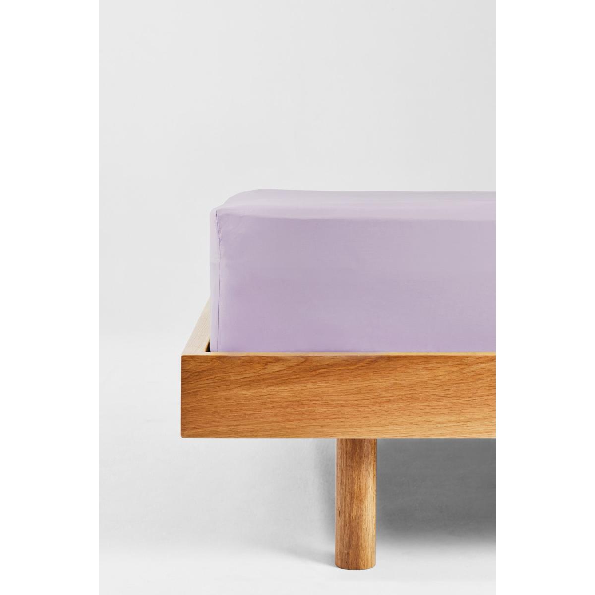 Pink / Purple / Grey Single Fitted Sheet In Lilac Us Twin Sutram – image 3