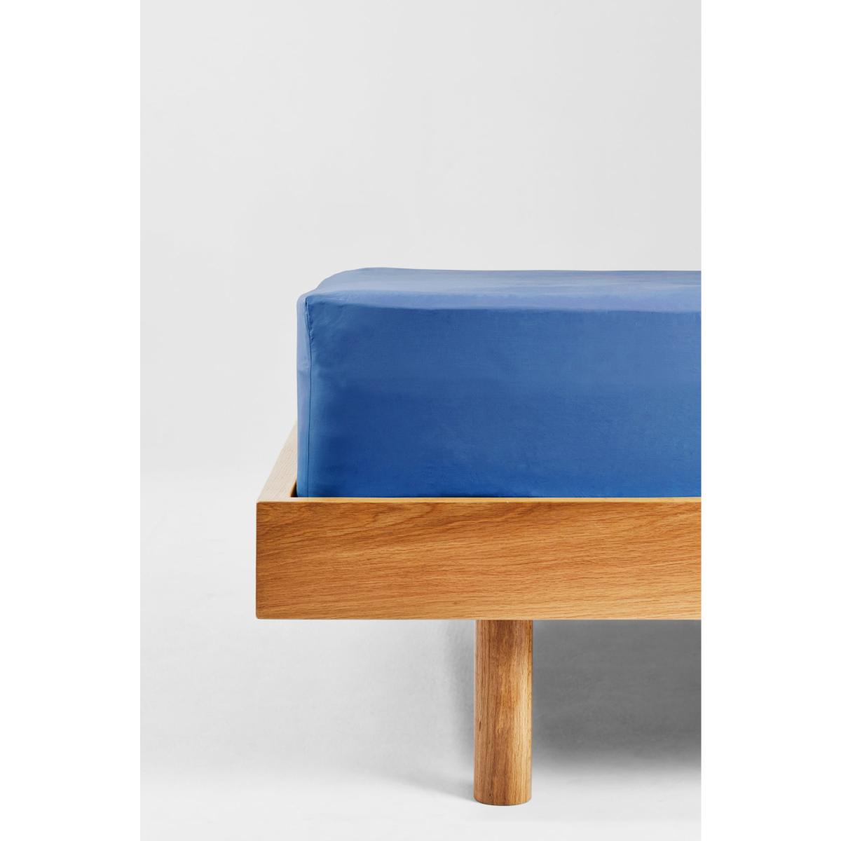 Single Fitted Sheet In Blue Blue Us Twin Sutram – image 4