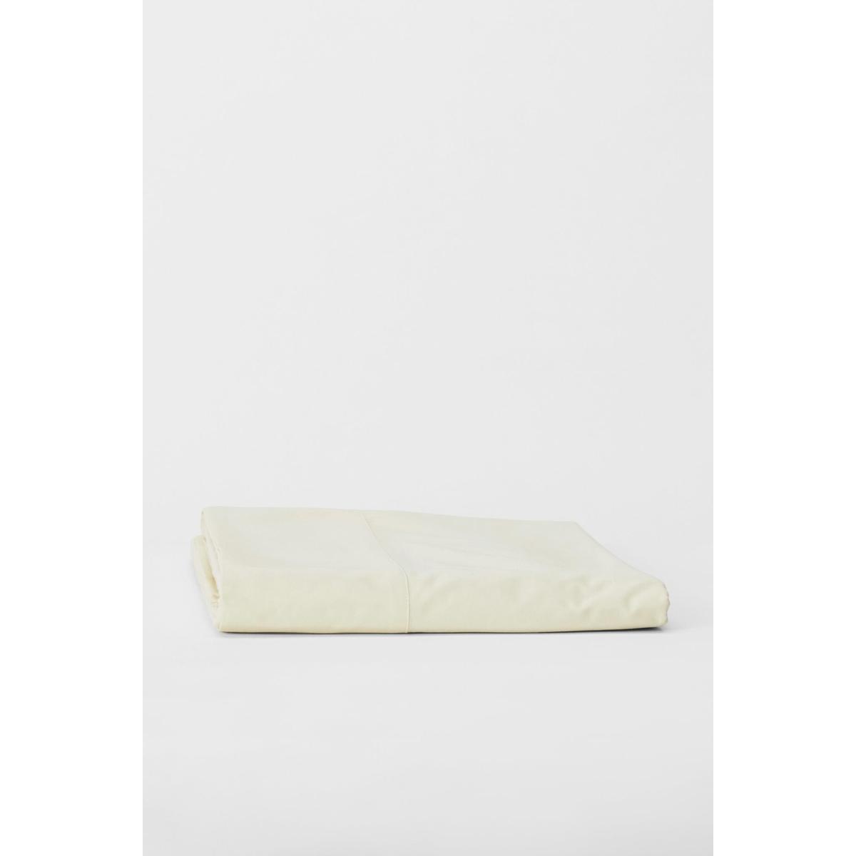 Neutrals / White Single Flat Sheet In Canvas Us Twin Sutram – image 2