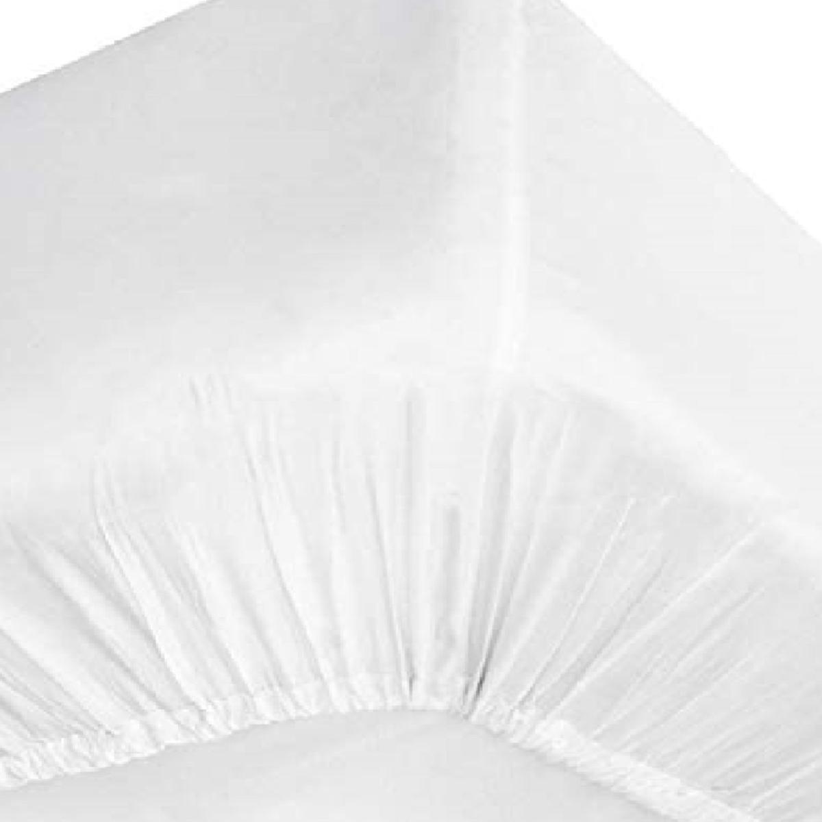 House Babylon Double Fitted Sheet - White Uk Double