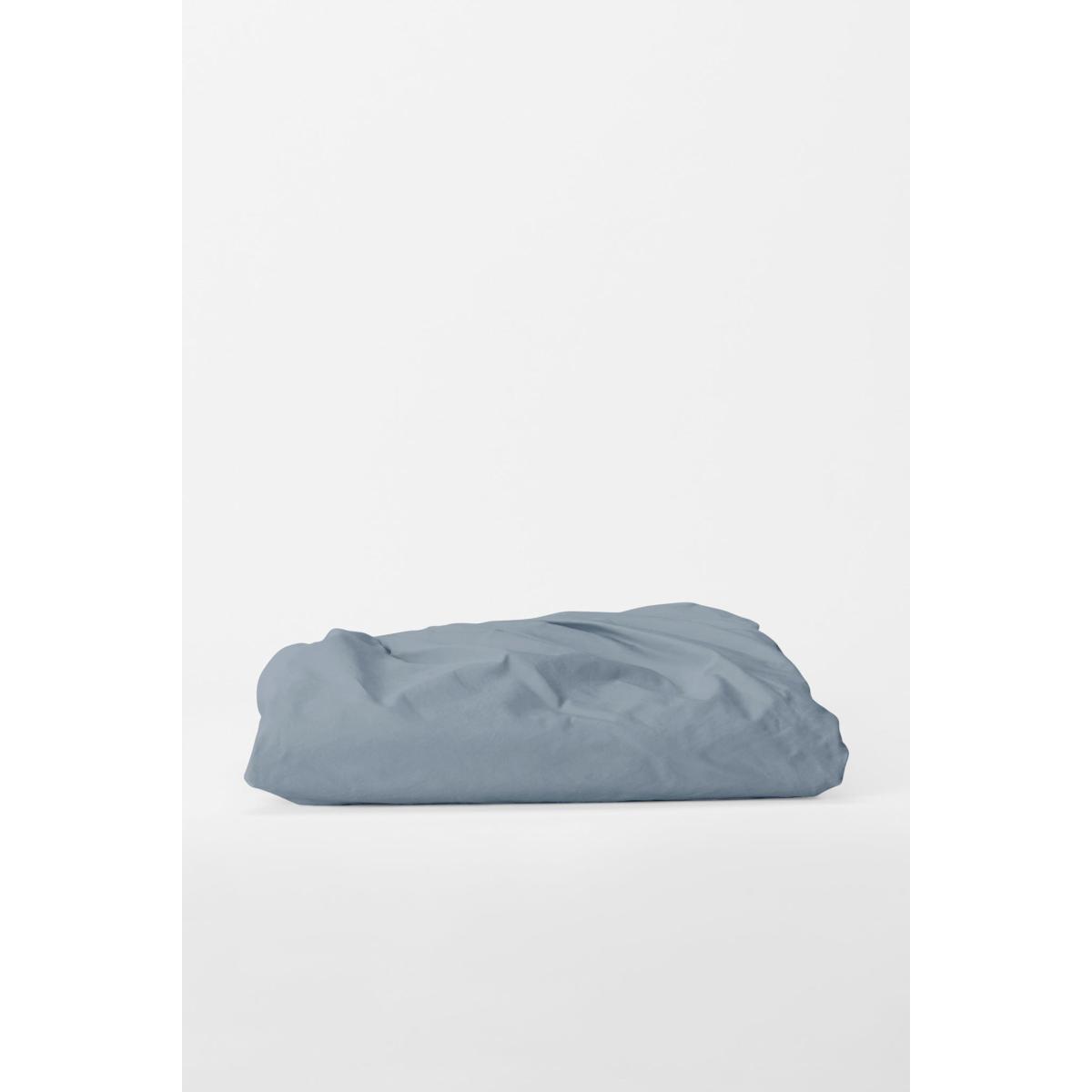 Blue / Grey Single Fitted Sheet In Half Blue Us Twin Sutram – image 3