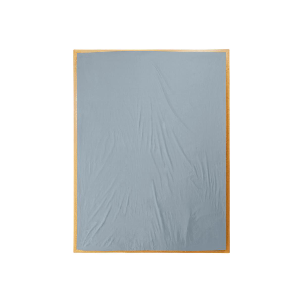 Blue / Grey Single Fitted Sheet In Half Blue Us Twin Sutram – image 1