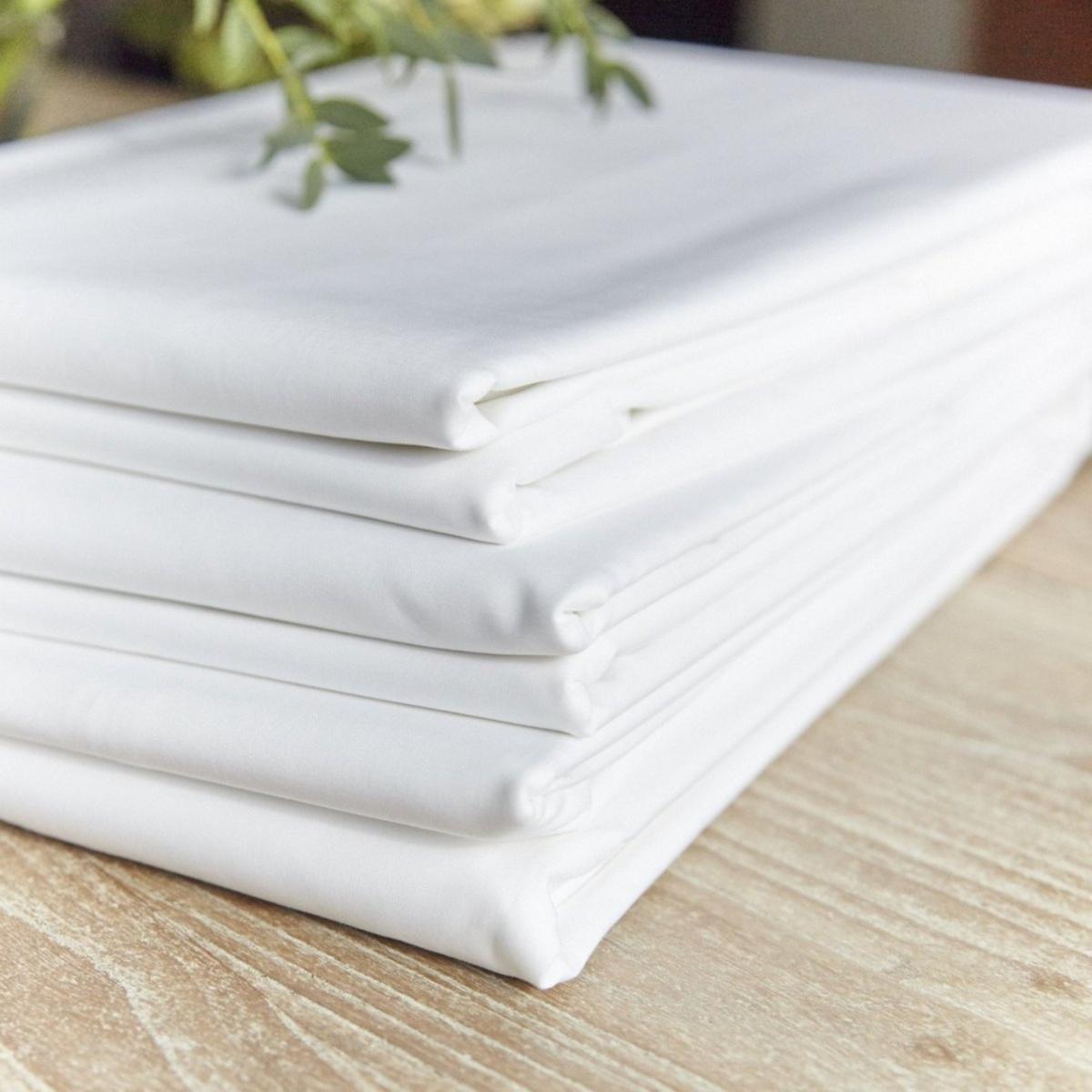 Heritage Super King/Emperor Flat Sheet - White | Uk Emperor | London & Avalon – image 3