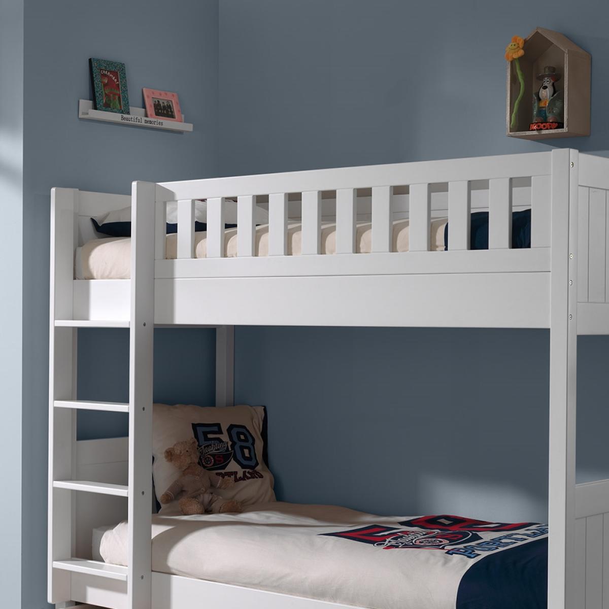 Lewis Kids Bunk Bed in White – image 3