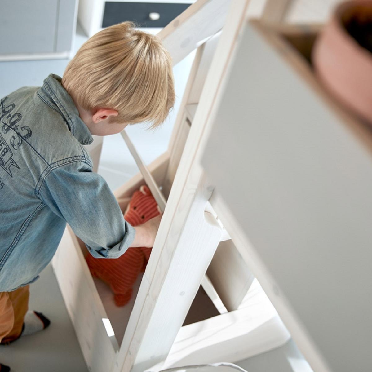 Lifetime The Hideout Mid Sleeper with Steps - Lifetime Whitewash – image 5