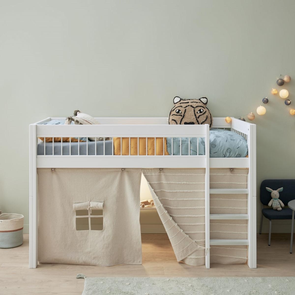 Lifetime Breeze Semi High Sleeper Bed with Optional Play Curtain – image 1