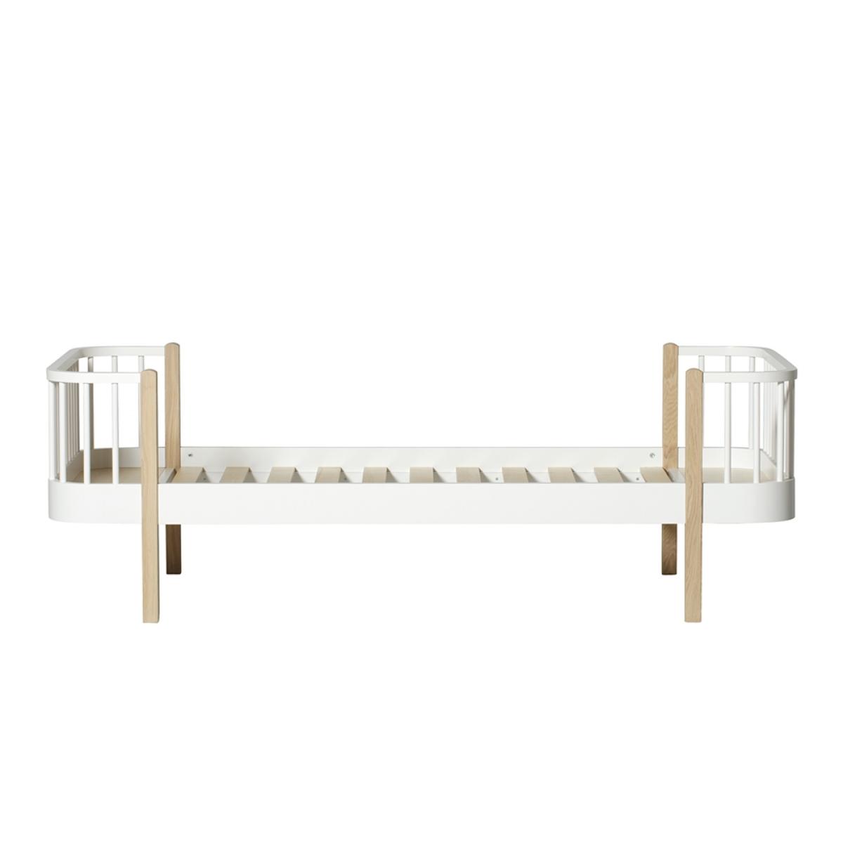 Oliver Furniture Contemporary Wood Original Single Bed in Oak & White – image 2