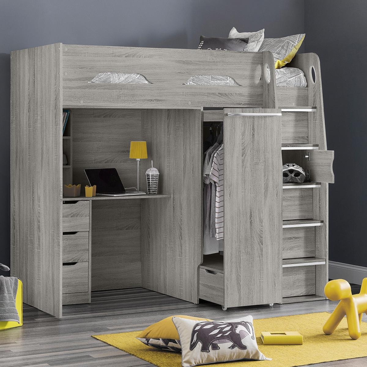 Julian Bowen Pegasus High Sleeper - Anthracite – image 3