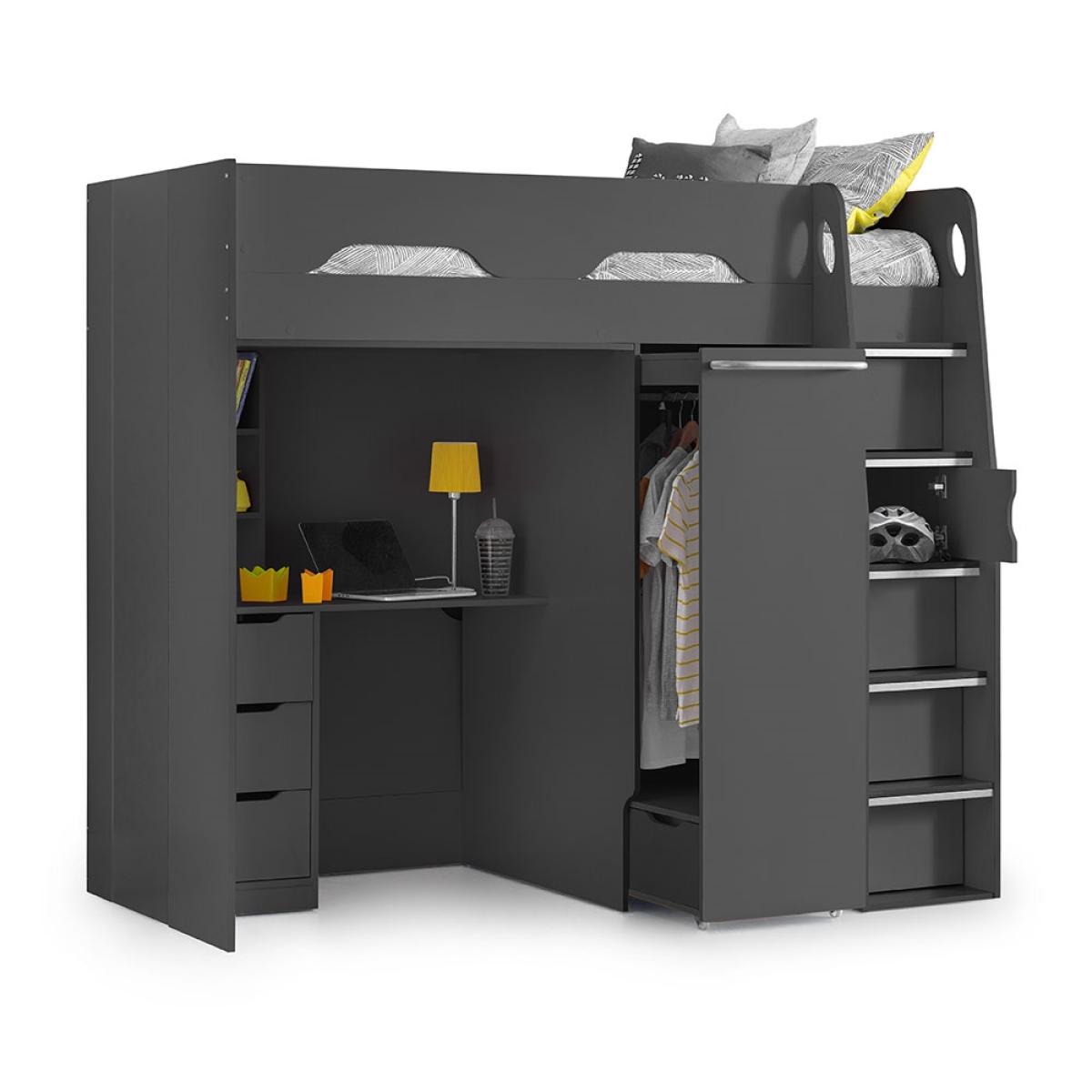 Julian Bowen Pegasus High Sleeper - Anthracite – image 5