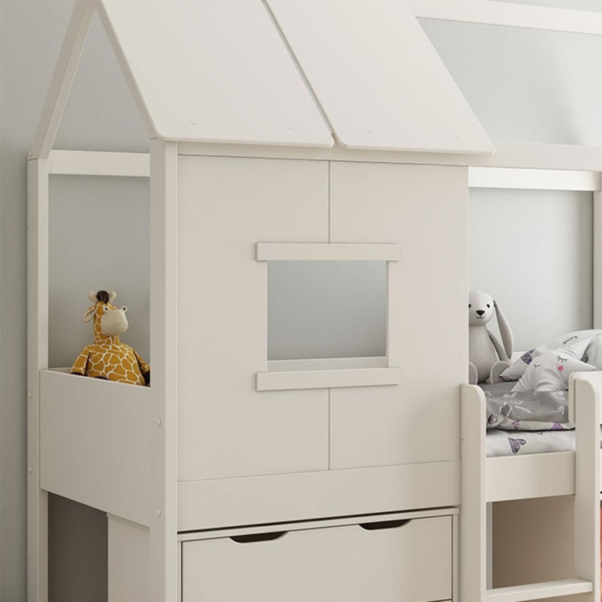 Kids Avenue Midi Playhouse Bed with Storage Cube and Drawers – image 4