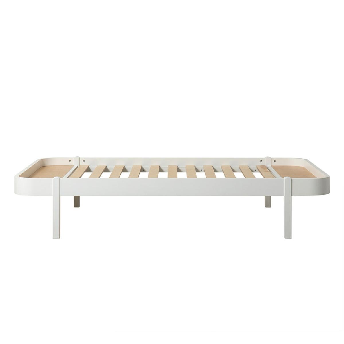 Oliver Furniture Wood Small Double Lounger Bed - White & Oak – image 3
