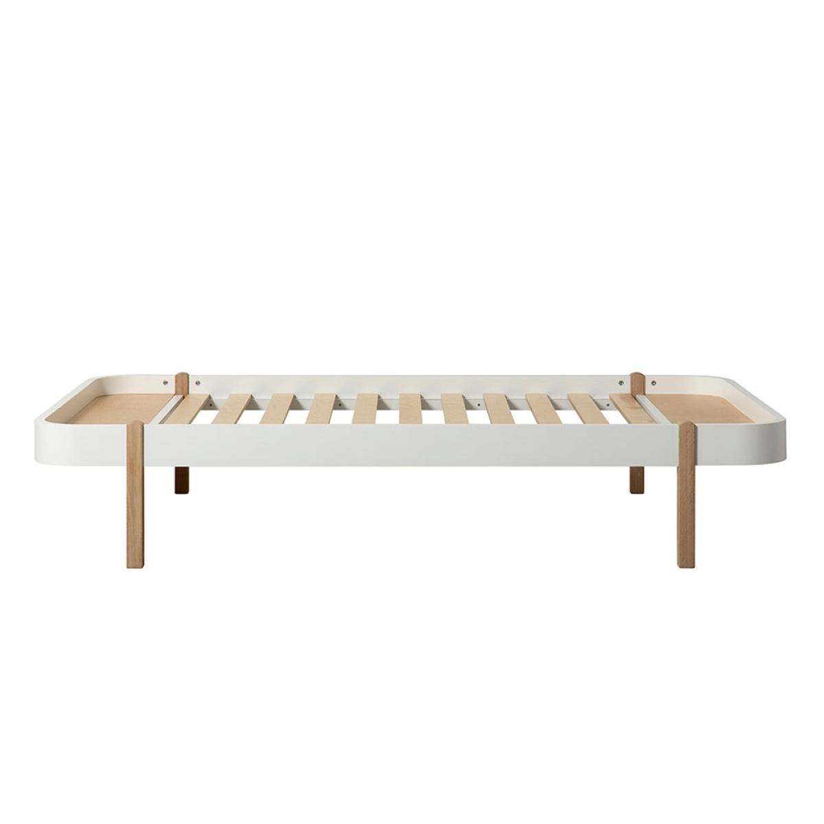 Oliver Furniture Wood Small Double Lounger Bed - White & Oak – image 4