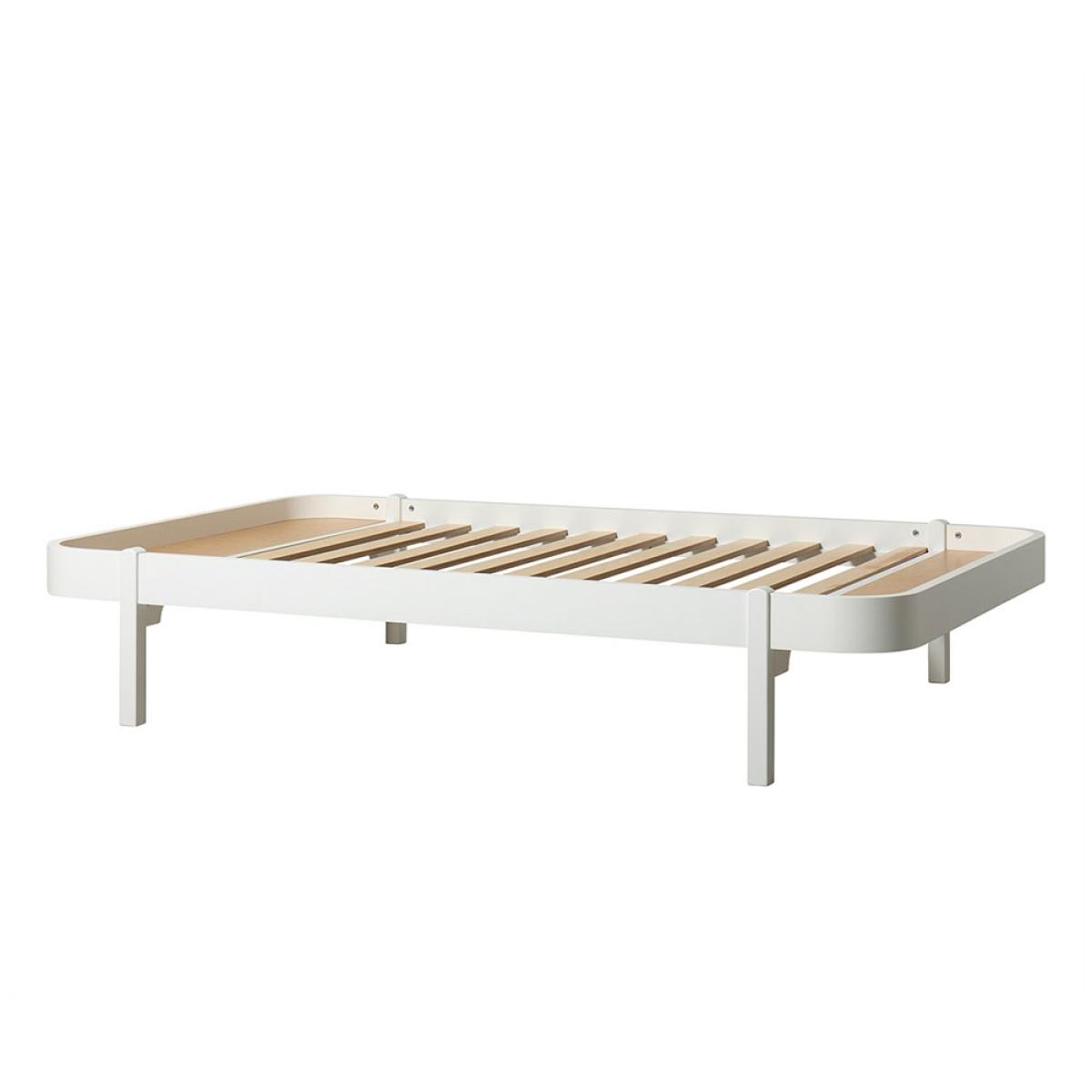 Oliver Furniture Wood Small Double Lounger Bed - White & Oak – image 5