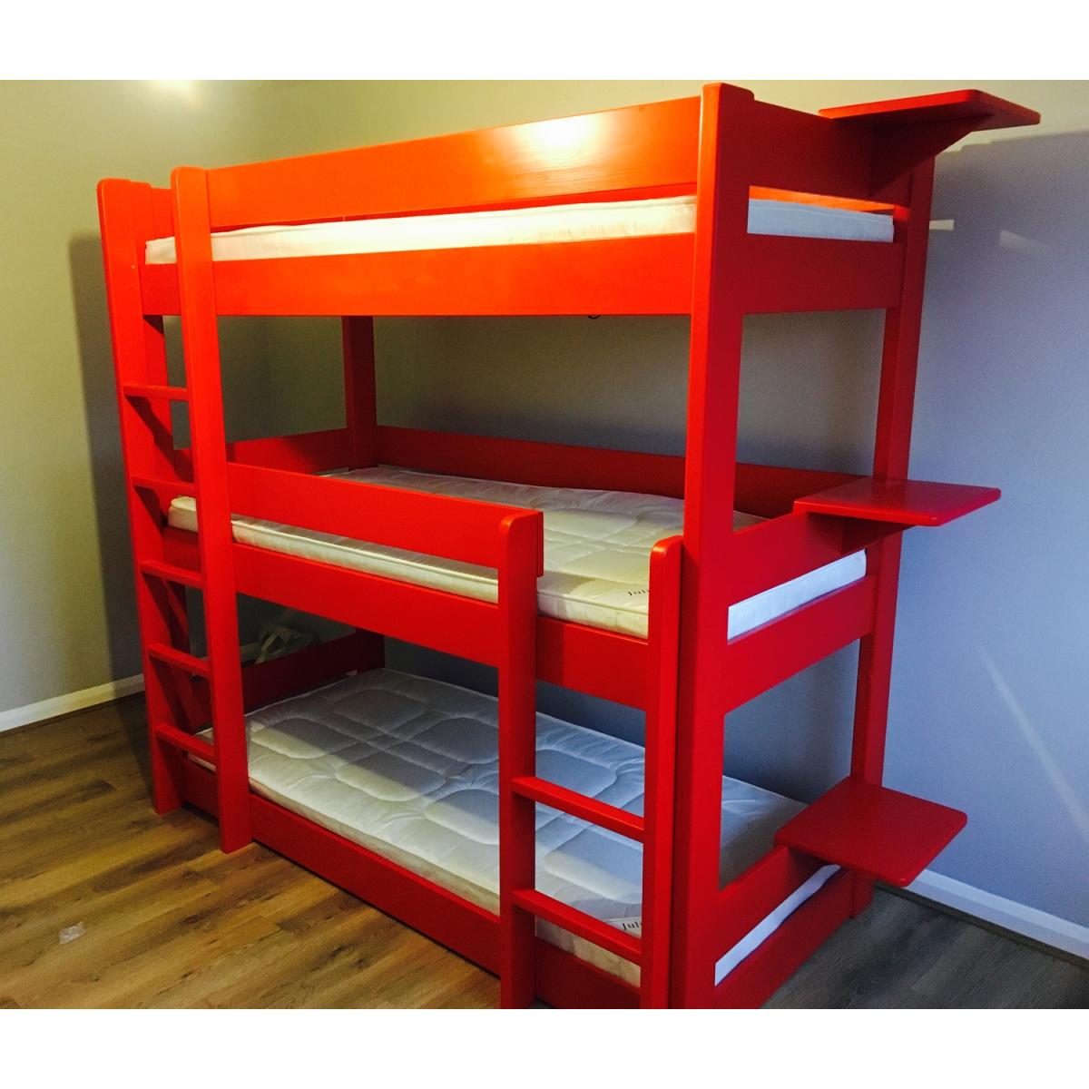 Mathy by Bols Dominique Triple Bunk Bed - Mathy Cement Grey – image 3