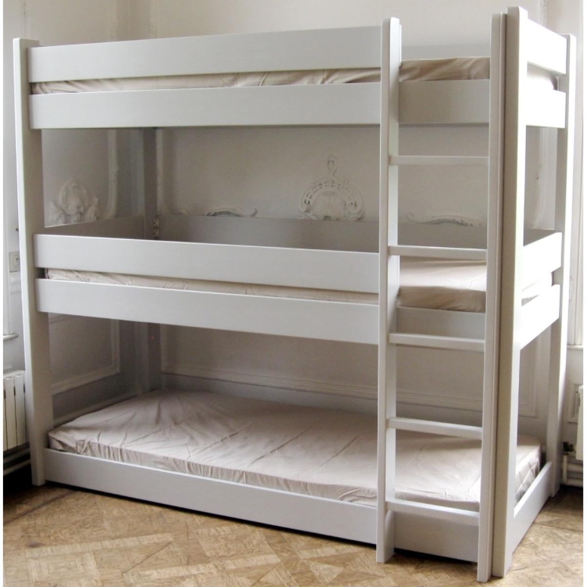 Mathy by Bols Dominique Triple Bunk Bed - Mathy Cement Grey – image 4
