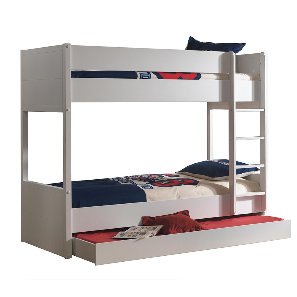 Lara Kids Bunk Bed in White – image 2