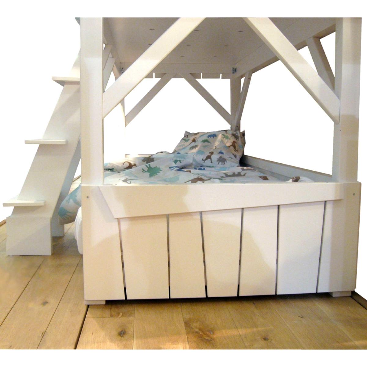 Mathy by Bols Treehouse Bunk Bed in Artichoke - Mathy Cement Grey – image 7