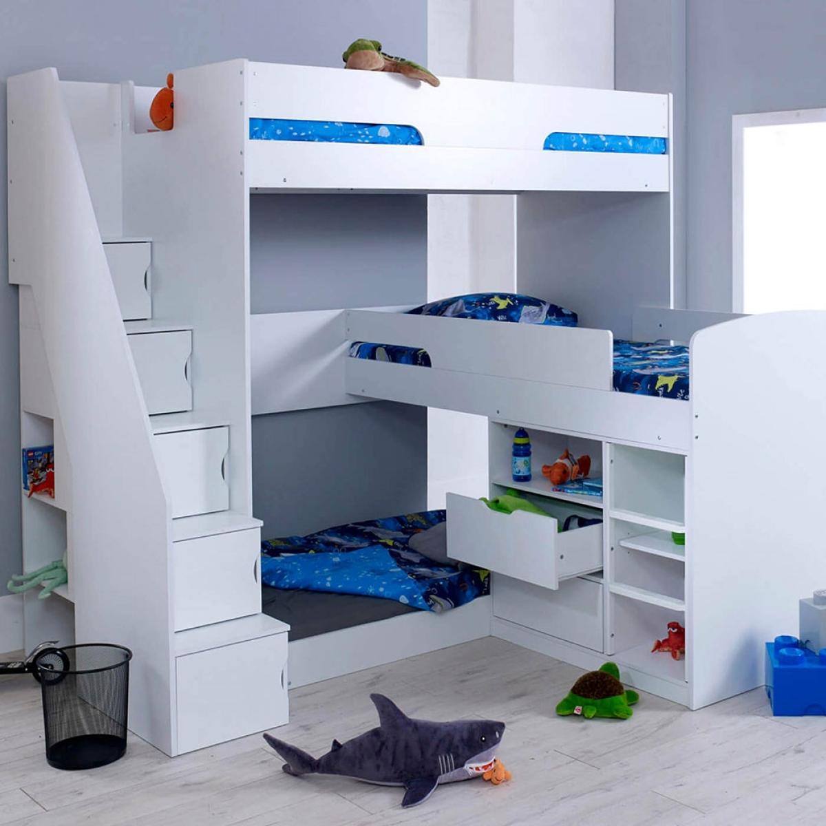Oscar Triple Bunk Bed by Flair Furnishings – image 1