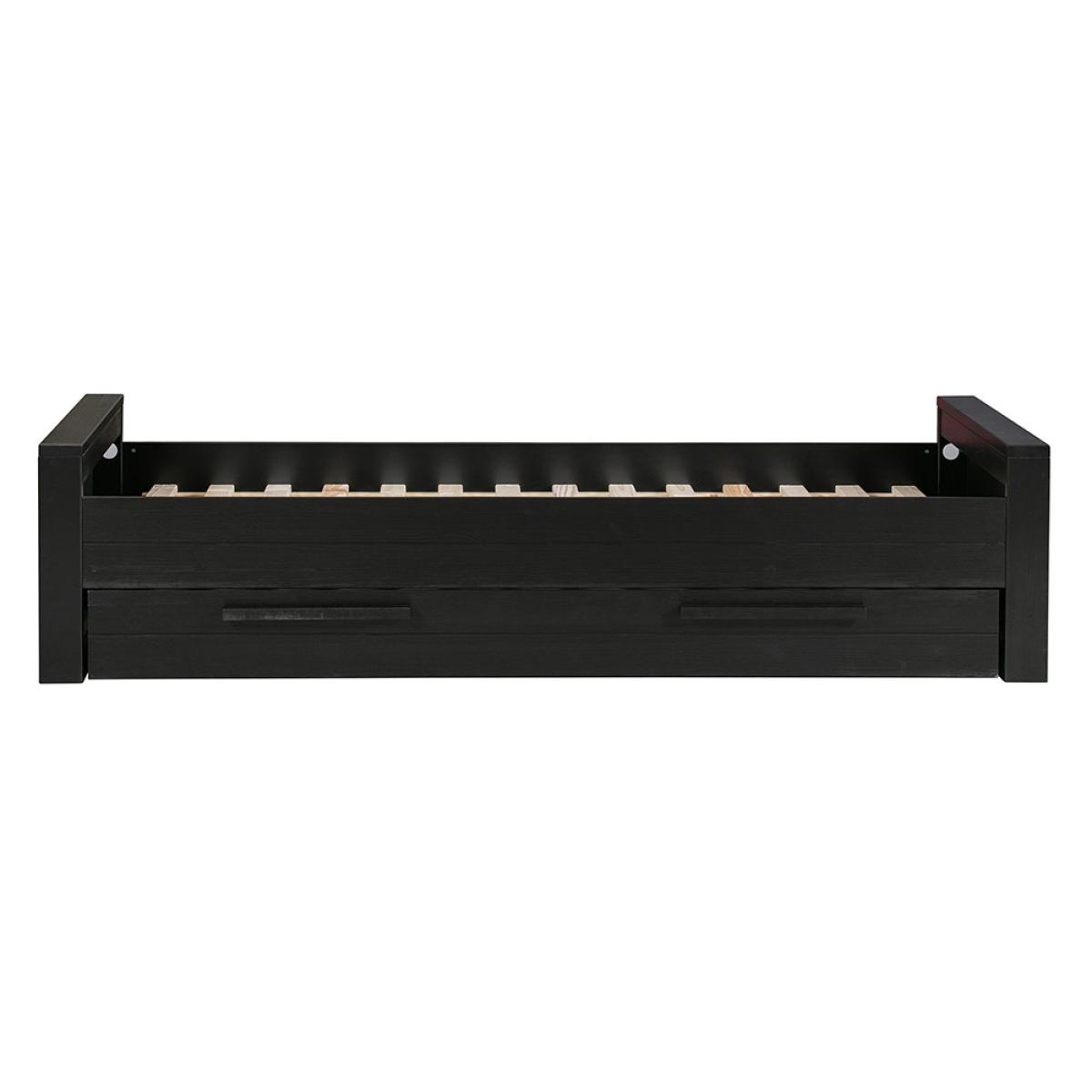 Dennis Kids Single Bed with Optional Trundle Drawer by Woood - Concrete Grey – image 11