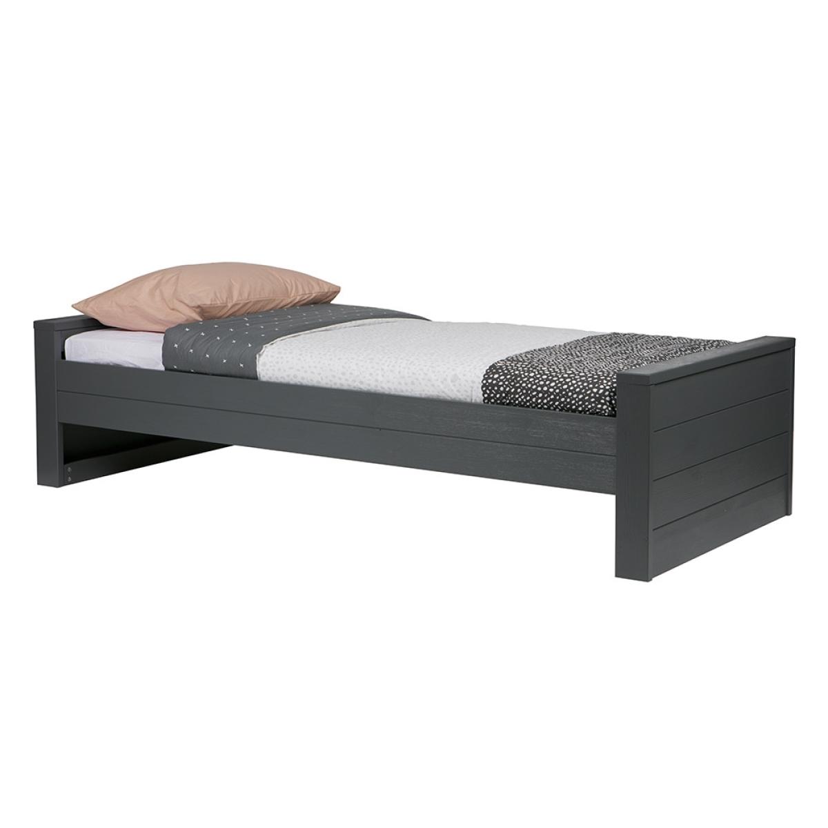 Dennis Kids Single Bed with Optional Trundle Drawer by Woood - Concrete Grey – image 6