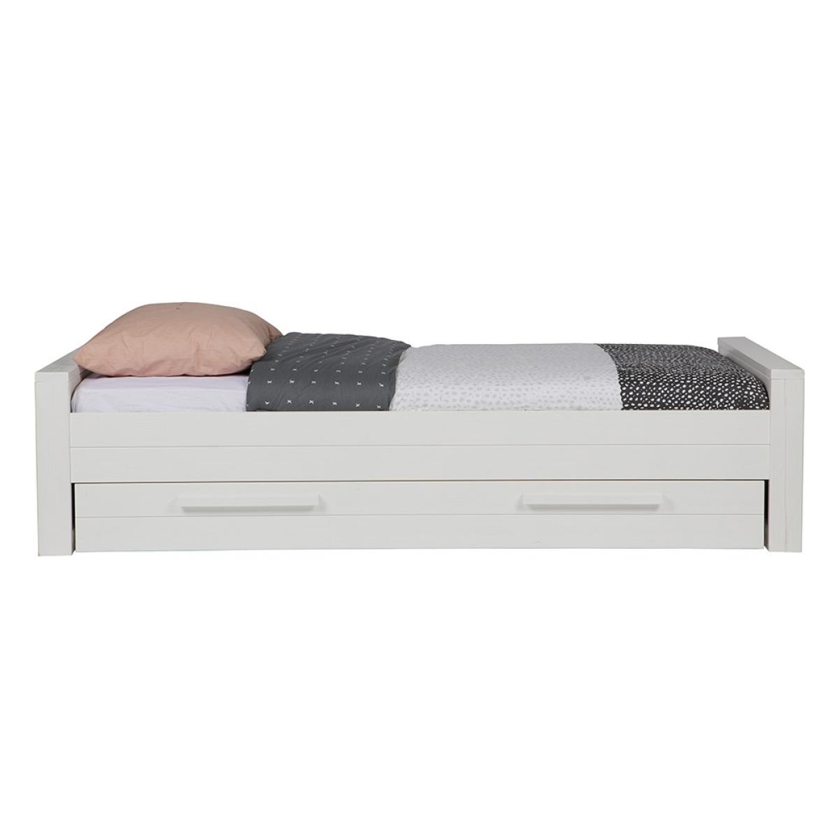 Dennis Kids Single Bed with Optional Trundle Drawer by Woood - Concrete Grey – image 10