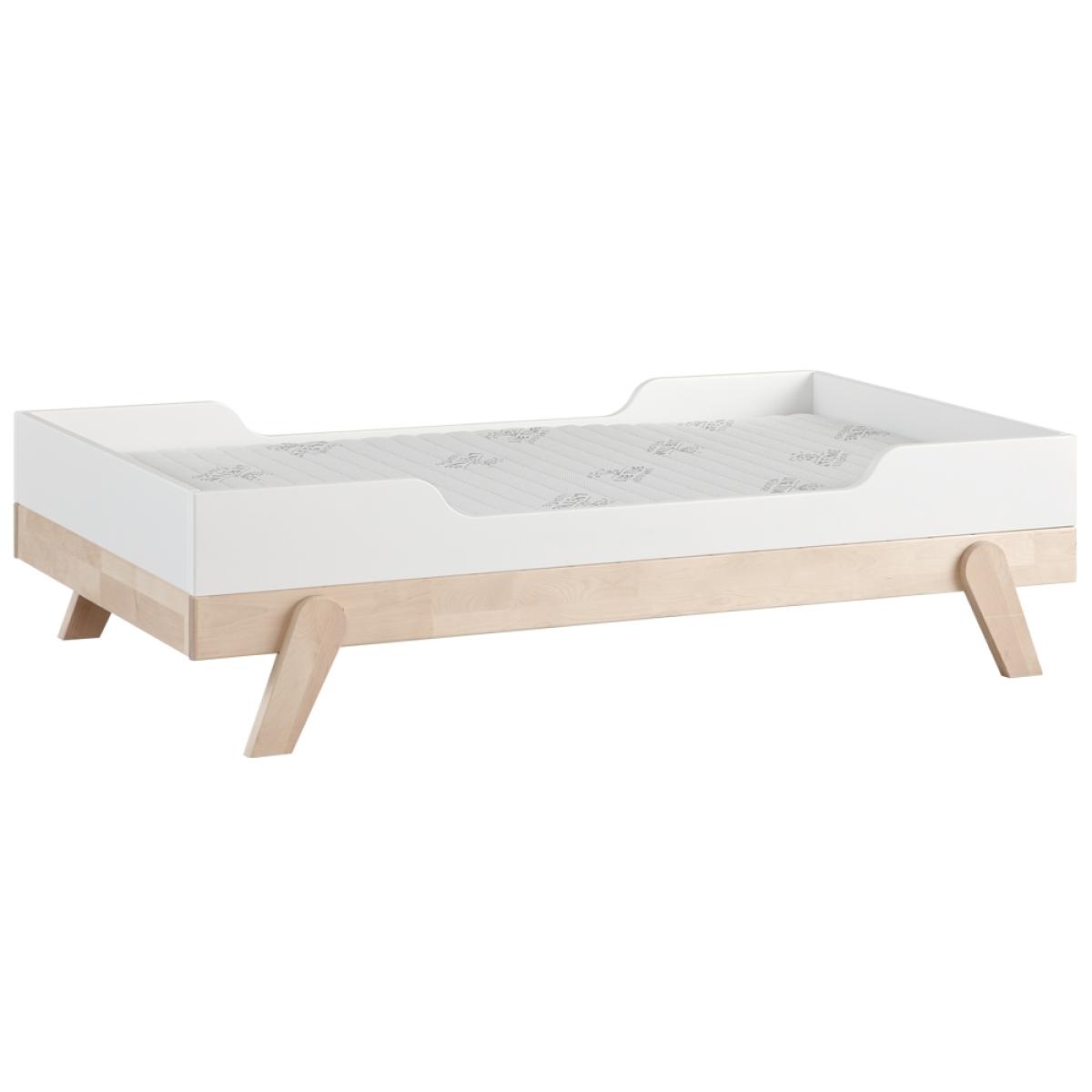 Lifetime Baby Cot Bed in White & Birch – image 4