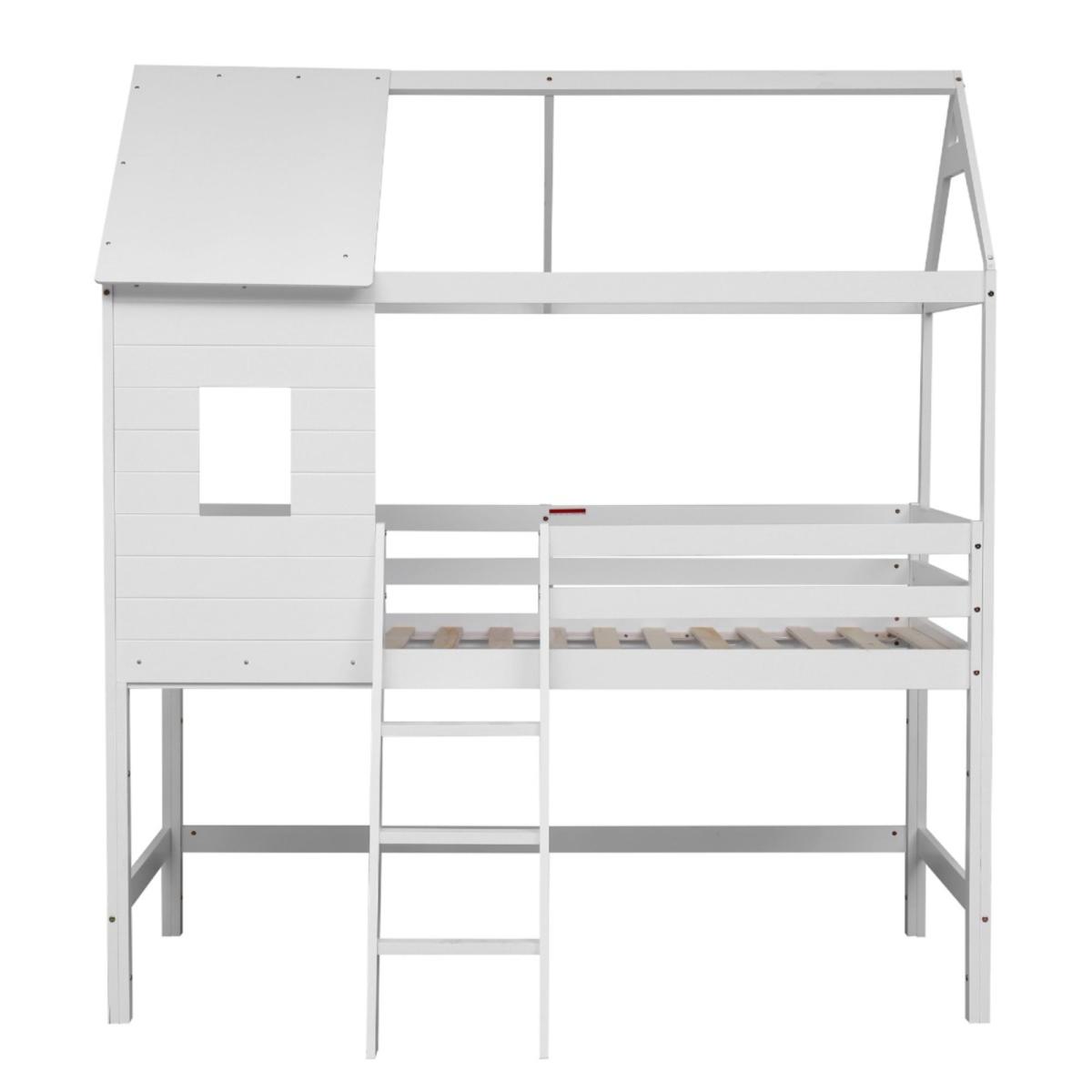 Hideaway Treehouse Midsleeper Bed Frame White – image 3