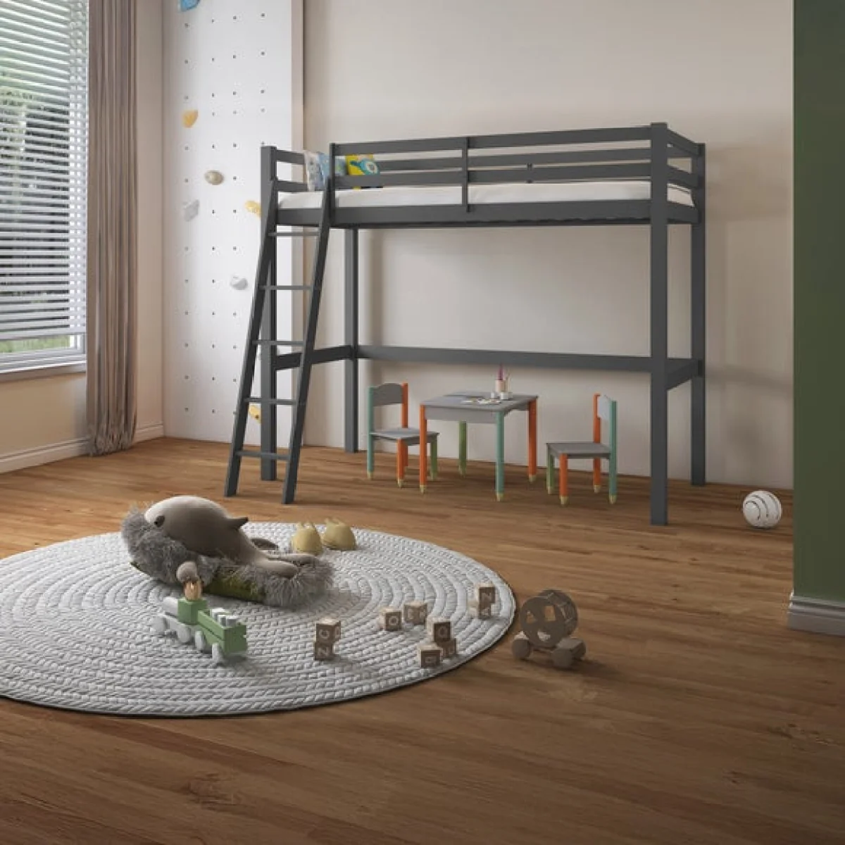 Dorel Home Alpi Highsleeper Bed Frame – image 1